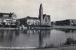 Sionskerk met Floresvijver.
<br/>
Particuliere collectie, jaren 50/60?